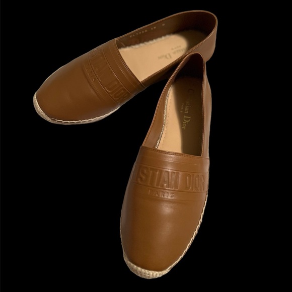 BNIB DIOR GRANVILLE LEATHER ESPADRILLES - Picture 4 of 6